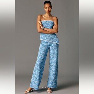 NWT Maeve Anthropologie Pull On Jacquard Sweater Pants